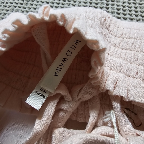 Wild Wawa Floral Tutu Romper Pastel Pink 18-24 months - Picture 4 of 5